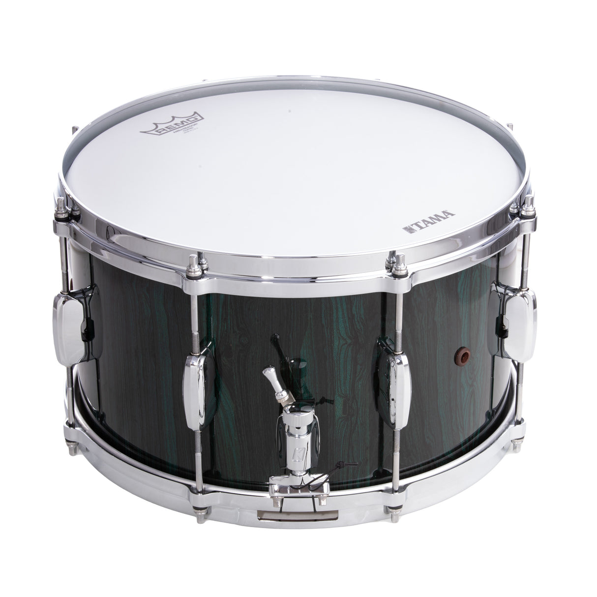 Tama Star Bubinga 8x14 Snare Drum - Dark Green Cordia
