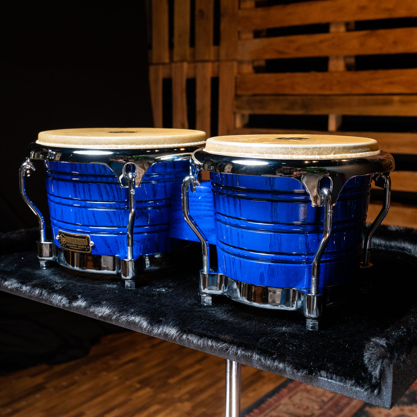 LP Galaxy Giovanni Bongo Set - Blue Ash - CHUCKSCLUSIVE
