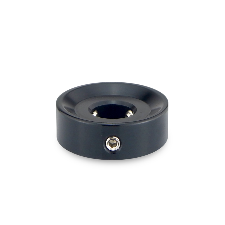 Barefoot Buttons V1 Standard Footswitch Button, Black - For Common 3PDT Switches
