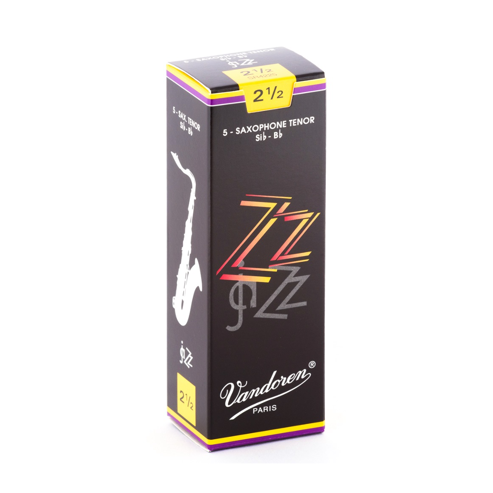 Vandoren ZZ 5-Pack Tenor Saxophone Reeds - 2.5