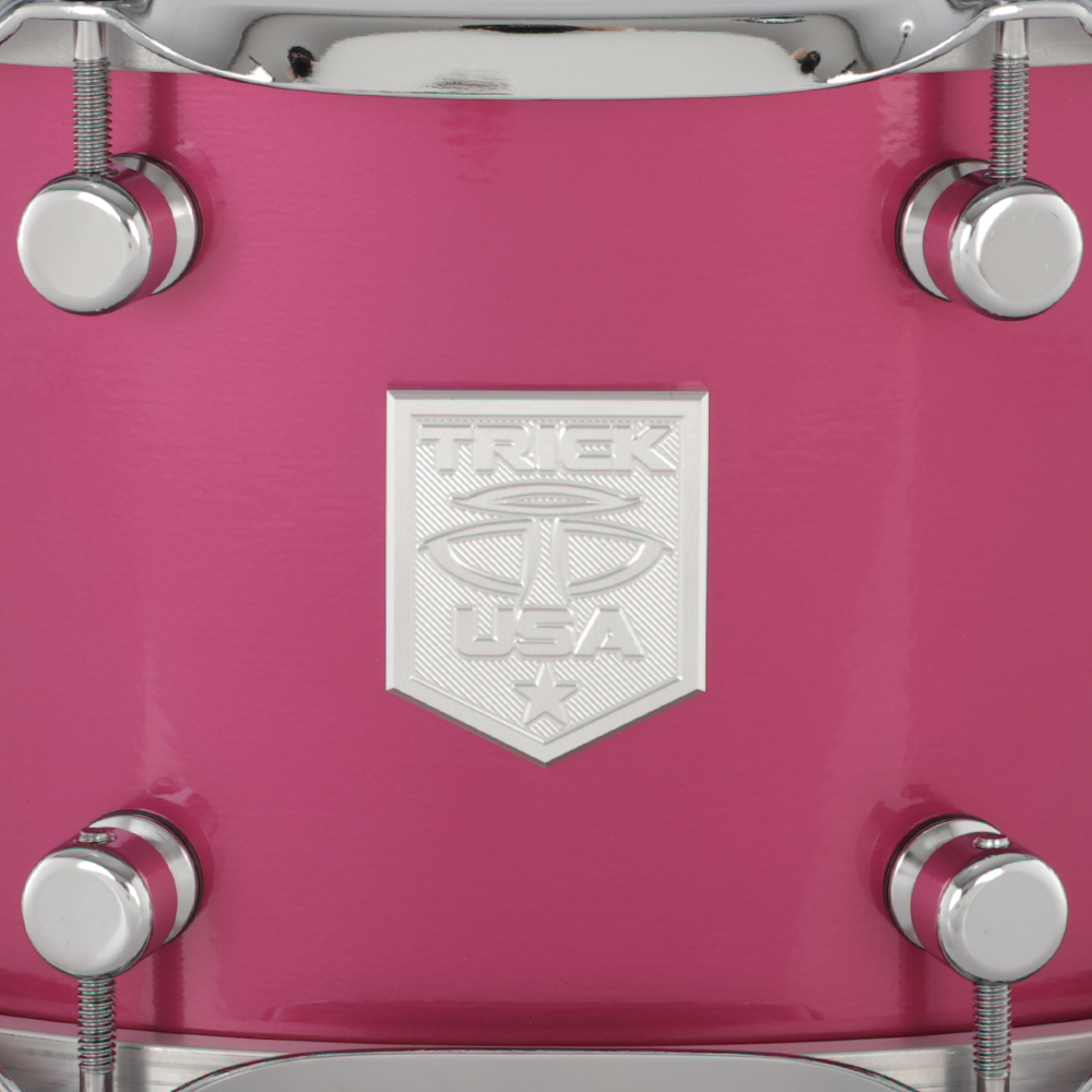 Trick 14" x 6.5" Aluminum Snare - Pink - Preorder