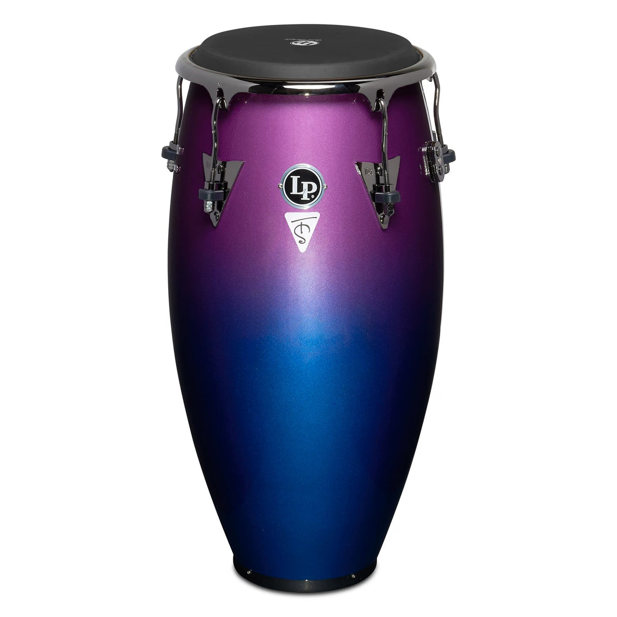 Latin Percussion 11-Inch Tony Succar Signature Quinto - Rainbow with Black Nickel-Hardware