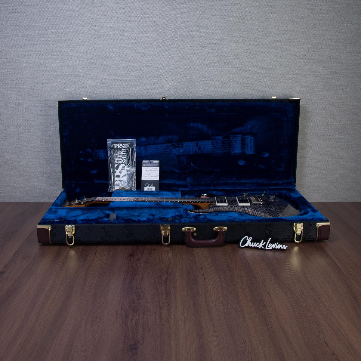 PRS Limited Edition Custom 24 "Birds of a Feather" Electric Guitar - Charcoal Microburst - #0430807