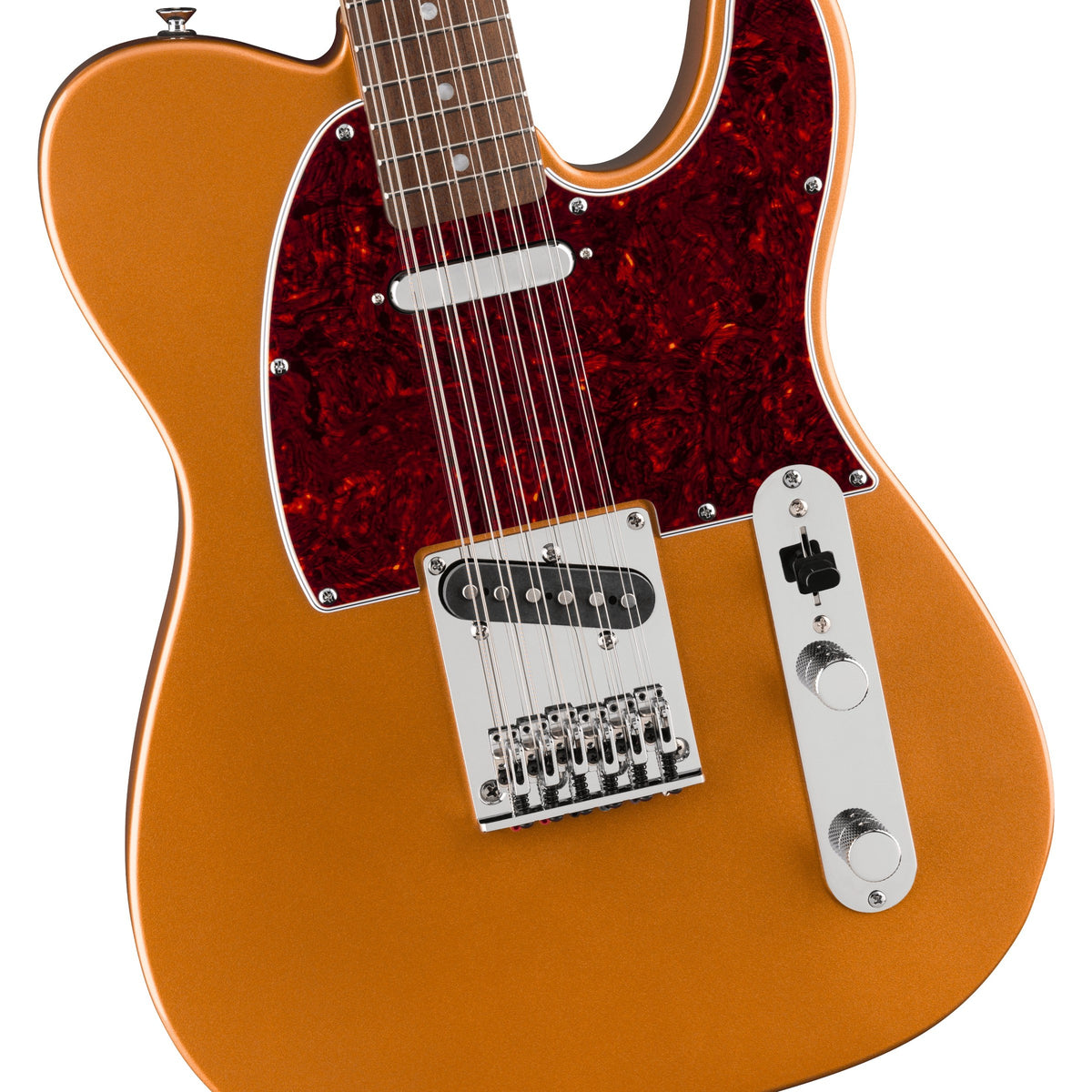 Squier Paranormal Troy Van Leeuwen Telecaster XII Signature Electric Guitar - Copper