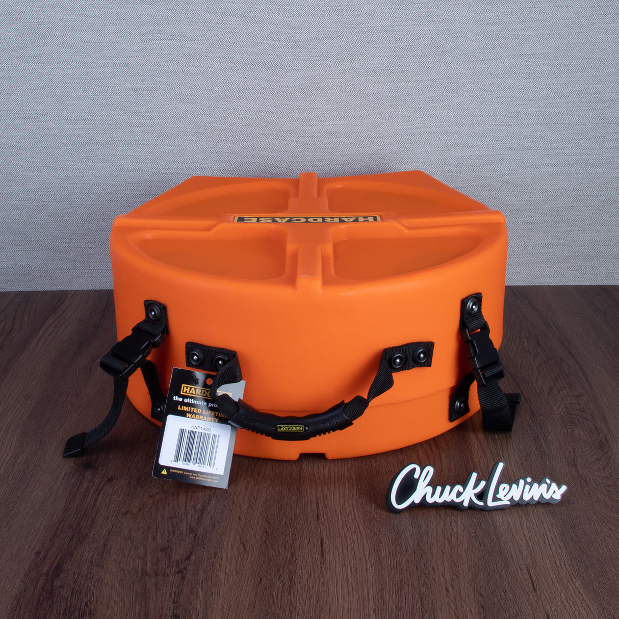 Hardcase HNP14SO 14-Inch Snare Drum Case - Orange