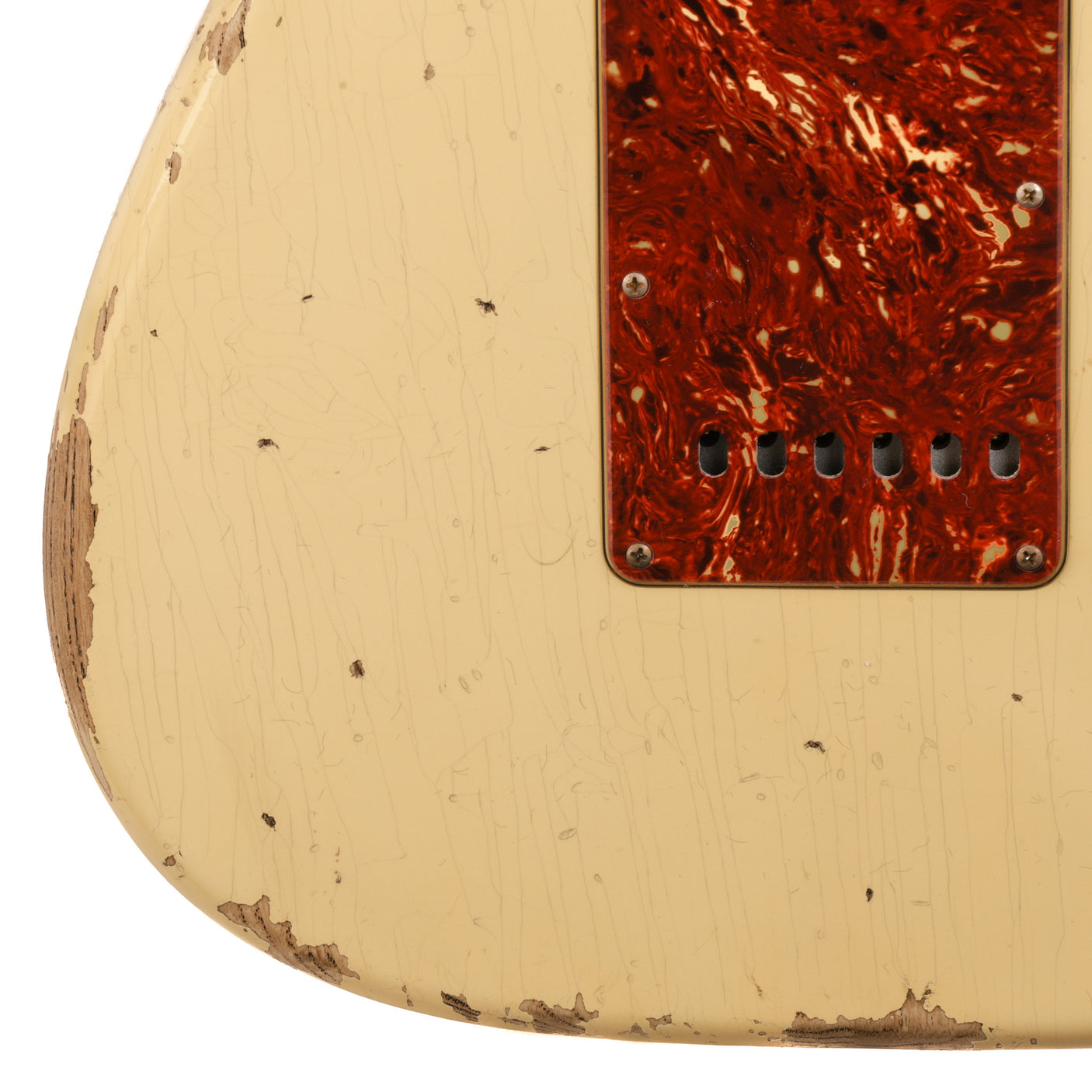 Fender Custom Shop 1962 Stratocaster Heavy Relic Guitar - Aged Vintage White - CHUCKSCLUSIVE - #R119465