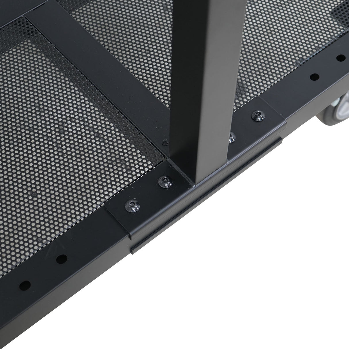 ProX X-BeatWagon Professional Mobile DJ Rolling Workstation with Adjustable Shelf