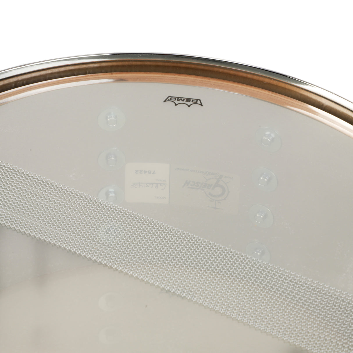 Gretsch USA Custom 14x6.5-Inch Snare Drum - Aqua Satin Flame