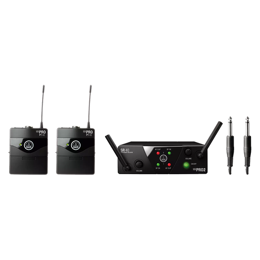 AKG WMS40 Mini2 Dual Instrumental Set BD US45A/C Wireless System - New