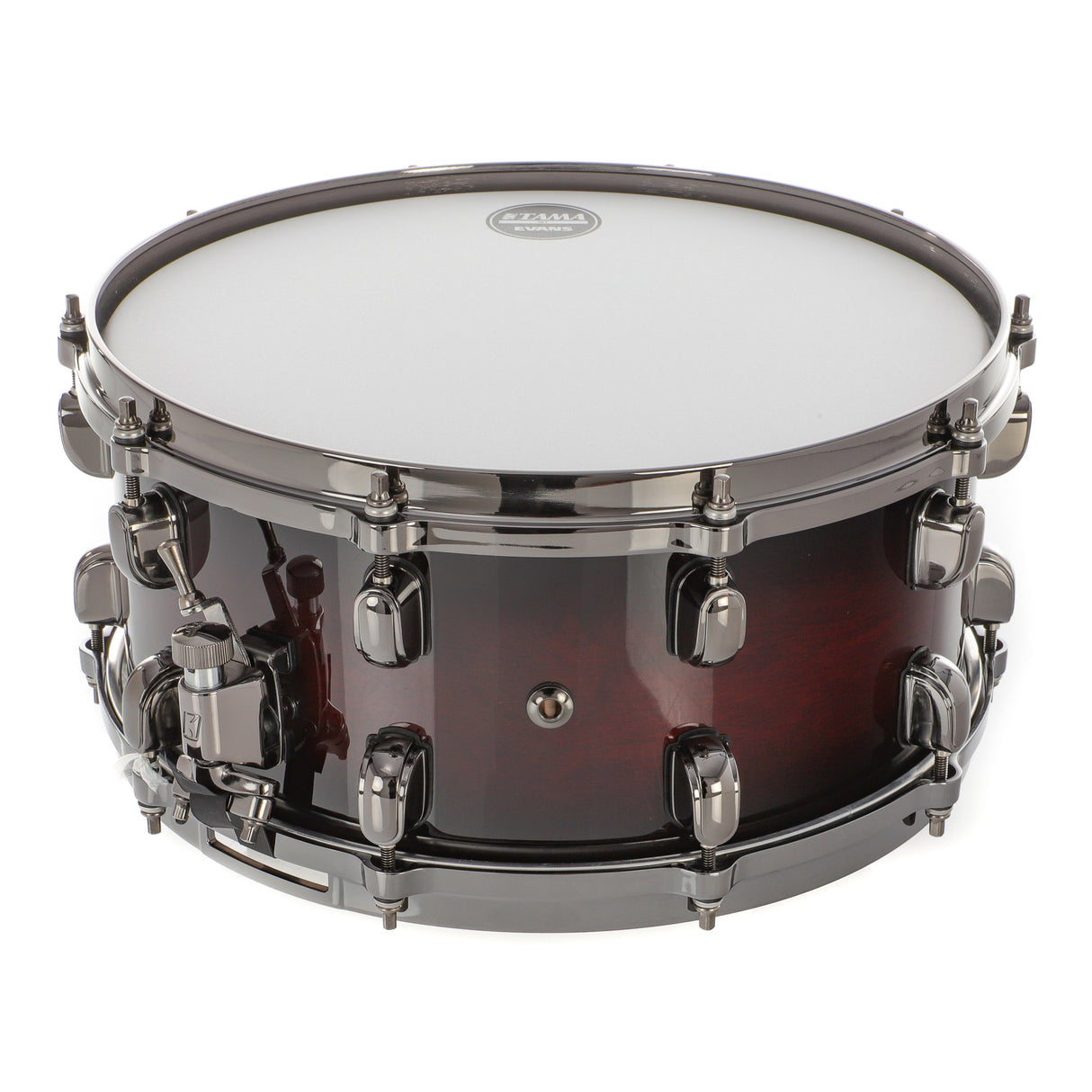Tama 14" x 6.5" Starclassic Maple Snare Drum - Dark Mocha Burst With Black Nickel Hardware