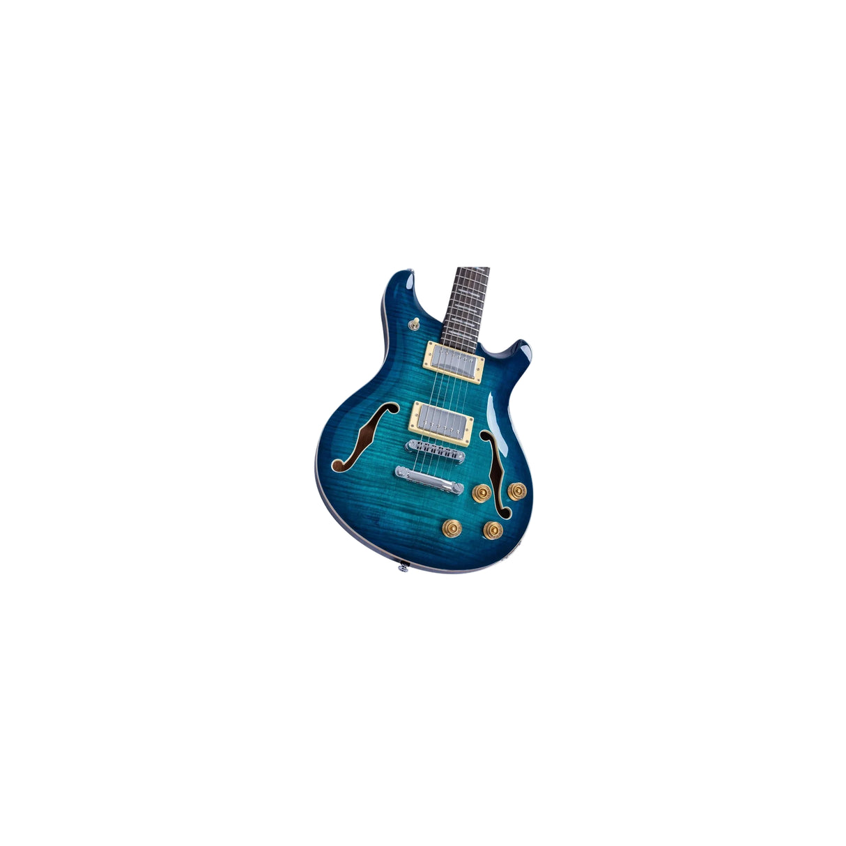 Sire Larry Carlton Q7 Hollowbody Electric Guitar - Transparent Blue