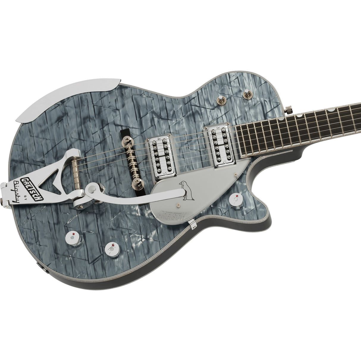 Gretsch Limited Edition G6134T-48 Penguin With String-Thru Bigsby Electric Guitar - Light Blue Pearl