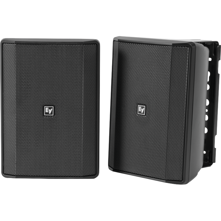 EV EVID-S5.2X 300W 70V/100V 5.25-Inch Surface-mount Speaker IP6 Pair- Black - Mint, Open Box