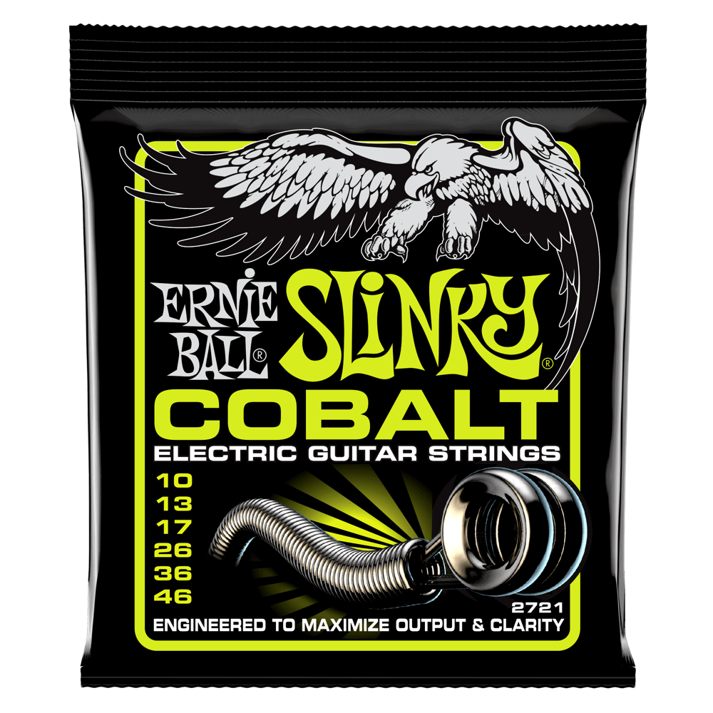 Ernie Ball Regular Slinky Cobalt Electric Guitar Strings .010-.046