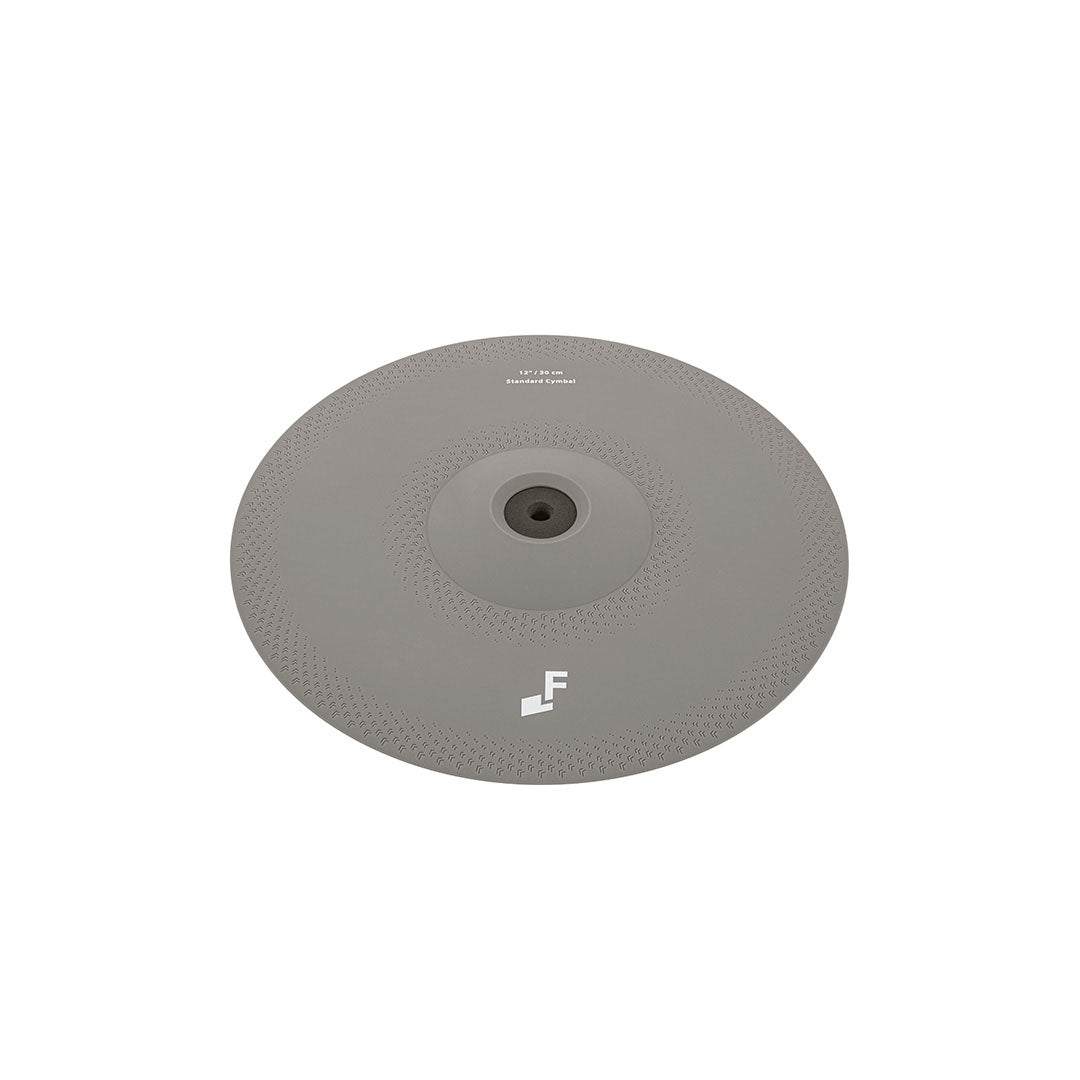 EFNOTE 12-Inch Standard Multi-Purpose Electronic Cymbal Pad - Warm Gray
