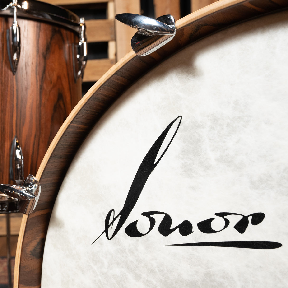 Sonor Vintage Series 4-Piece Shell Pack, 20-Inch Kick - Rosewood Semi Gloss