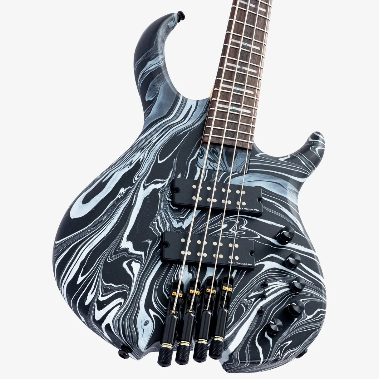 Sire Marcus Miller M6 Headless Bass Guitar - Black Swirl