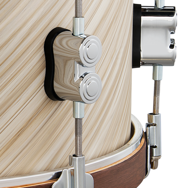 PDP Limited Edition 6.5x14 Walnut Wood Hoop Snare In Twisted Ivory
