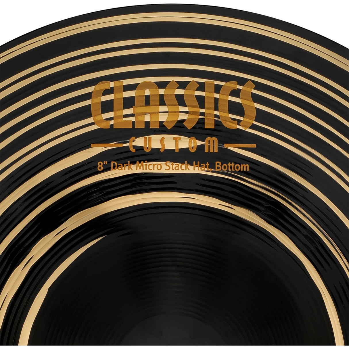 Meinl 8-Inch Classics Custom Dark Micro Stack Mini Hi-Hat Cymbals