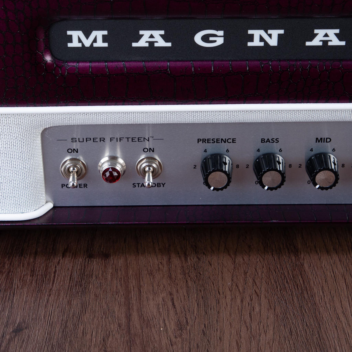 Magnatone Super Fifteen 15-Watt Tube Guitar Amplfier Head - Purple