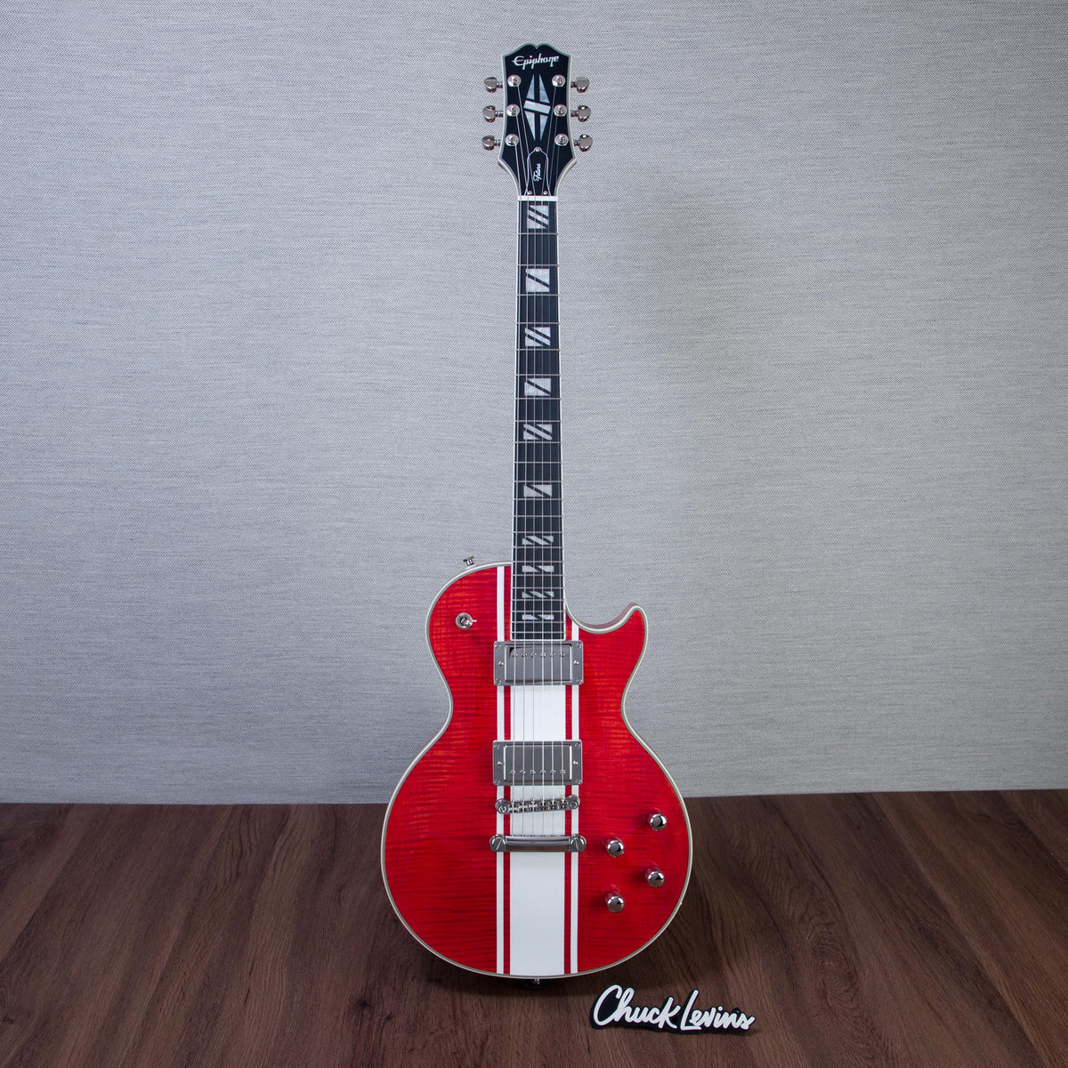 Epiphone Limited Edition Dealer Exclusive Futura Les Paul Custom Figured Electric Guitar - Rally Red Gloss - #26051529966