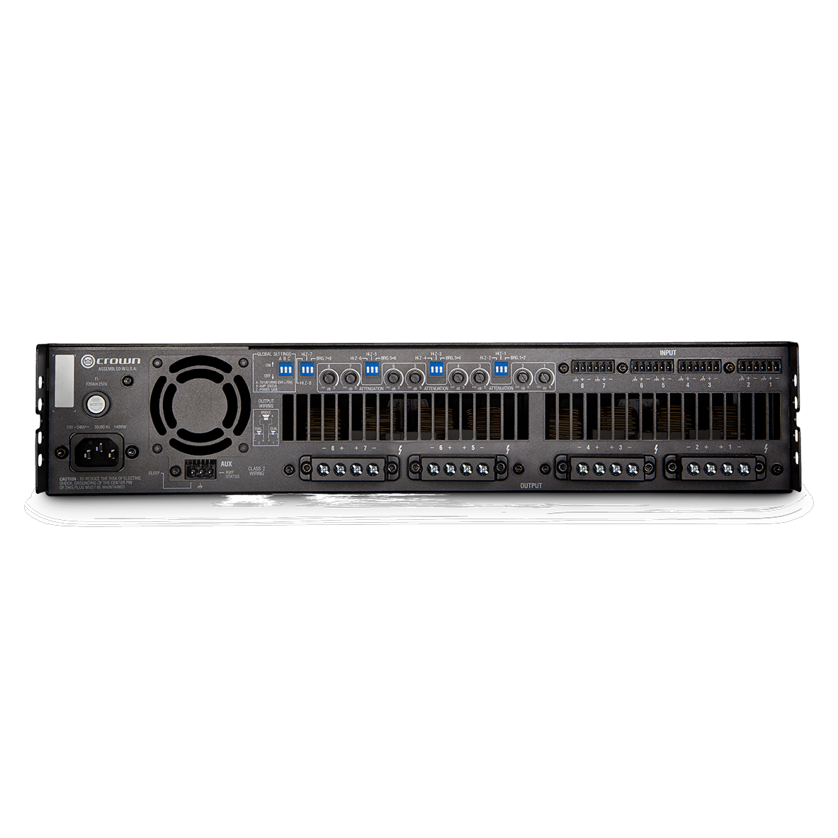 Crown Audio DCi 8|300 DriveCore Install Analog Series 8-Channel Amplifier 300W x 8