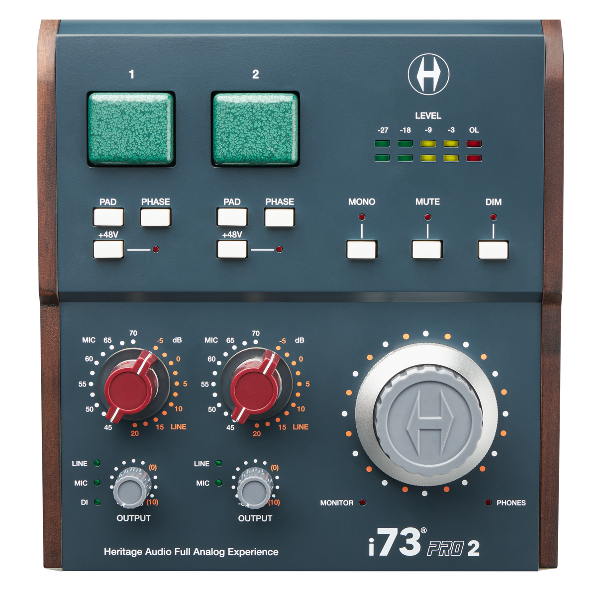Heritage Audio i73 Pro 2 2x4 USB-C Interface with 2x 73-Style Preamps - Preorder