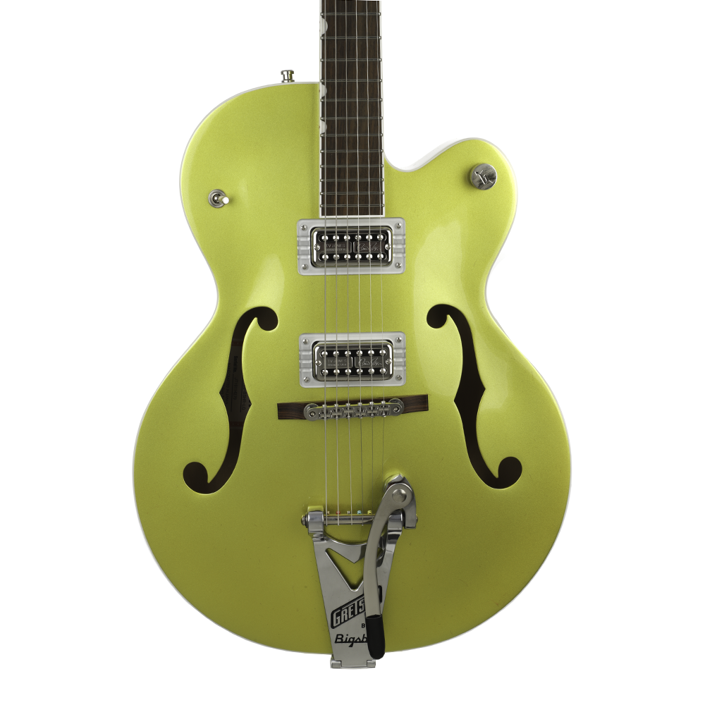 Gretsch G6120T-HR Brian Setzer Signature Hot Rod Hollow Body With Bigsby - Lime Gold, Rosewood Fingerboard