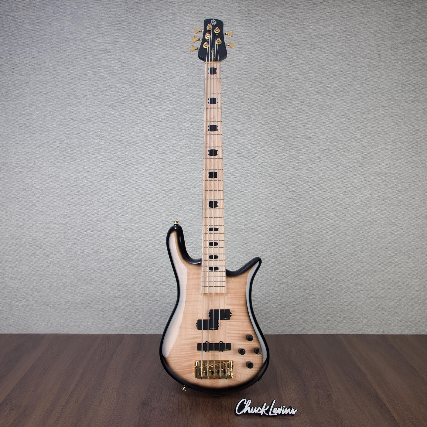 Spector Euro 5 5-String Electric Bass Guitar - Natural Black Burst Gloss - CHUCKSCLUSIVE - #NB22967