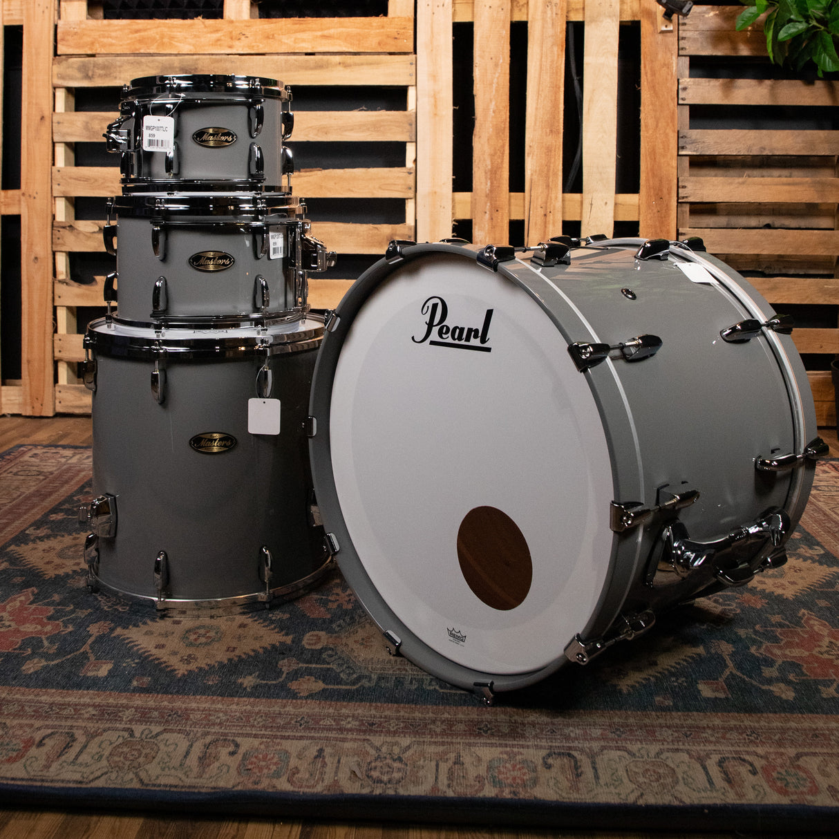 Pearl Masters Maple Gum 4-Piece Shell Pack - Putty Gray