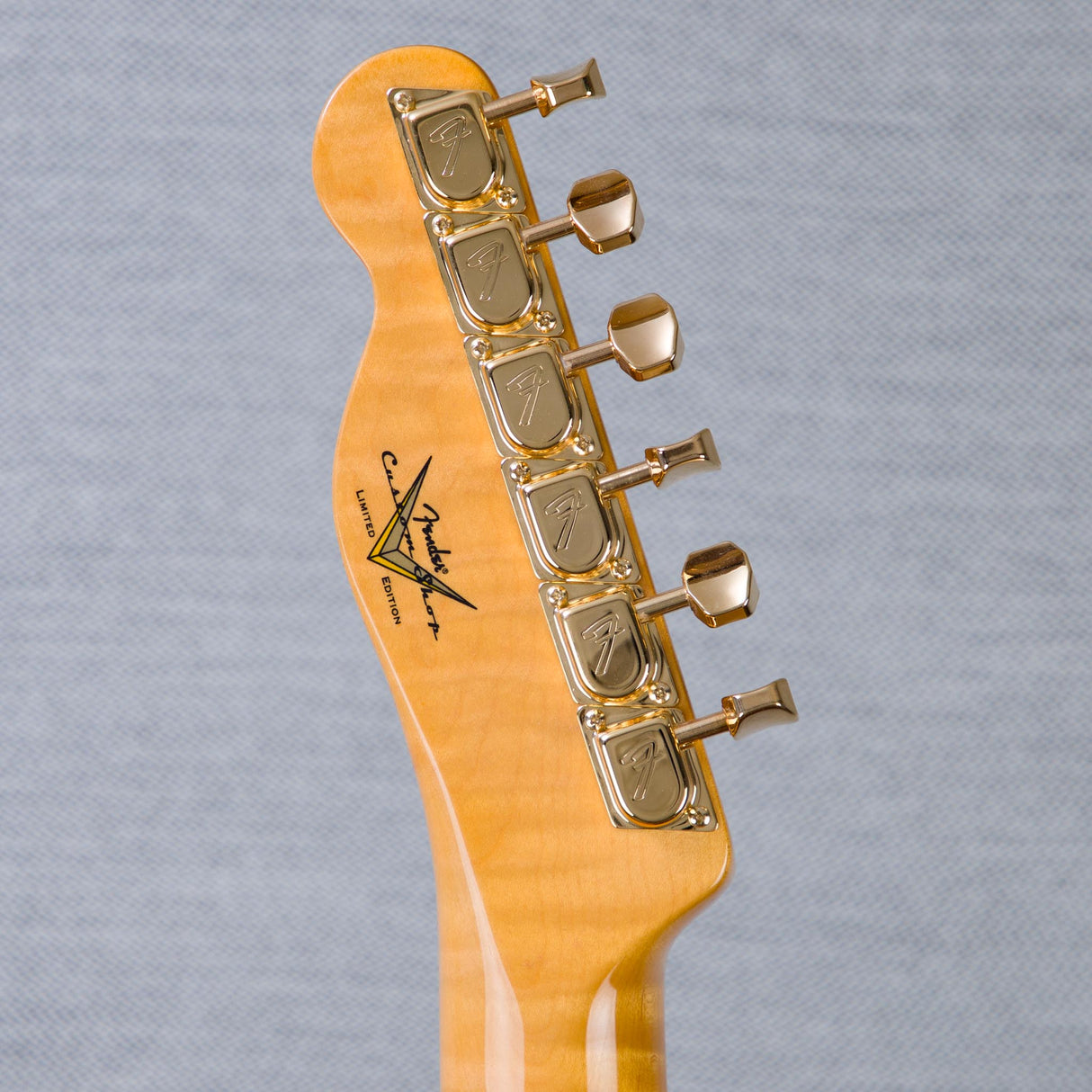 Fender Custom Shop Limited Edition Deluxe AAA Flame Custom Deluxe Telecaster Electric Guitar - Sunset Orange Transparent - #CZ590116