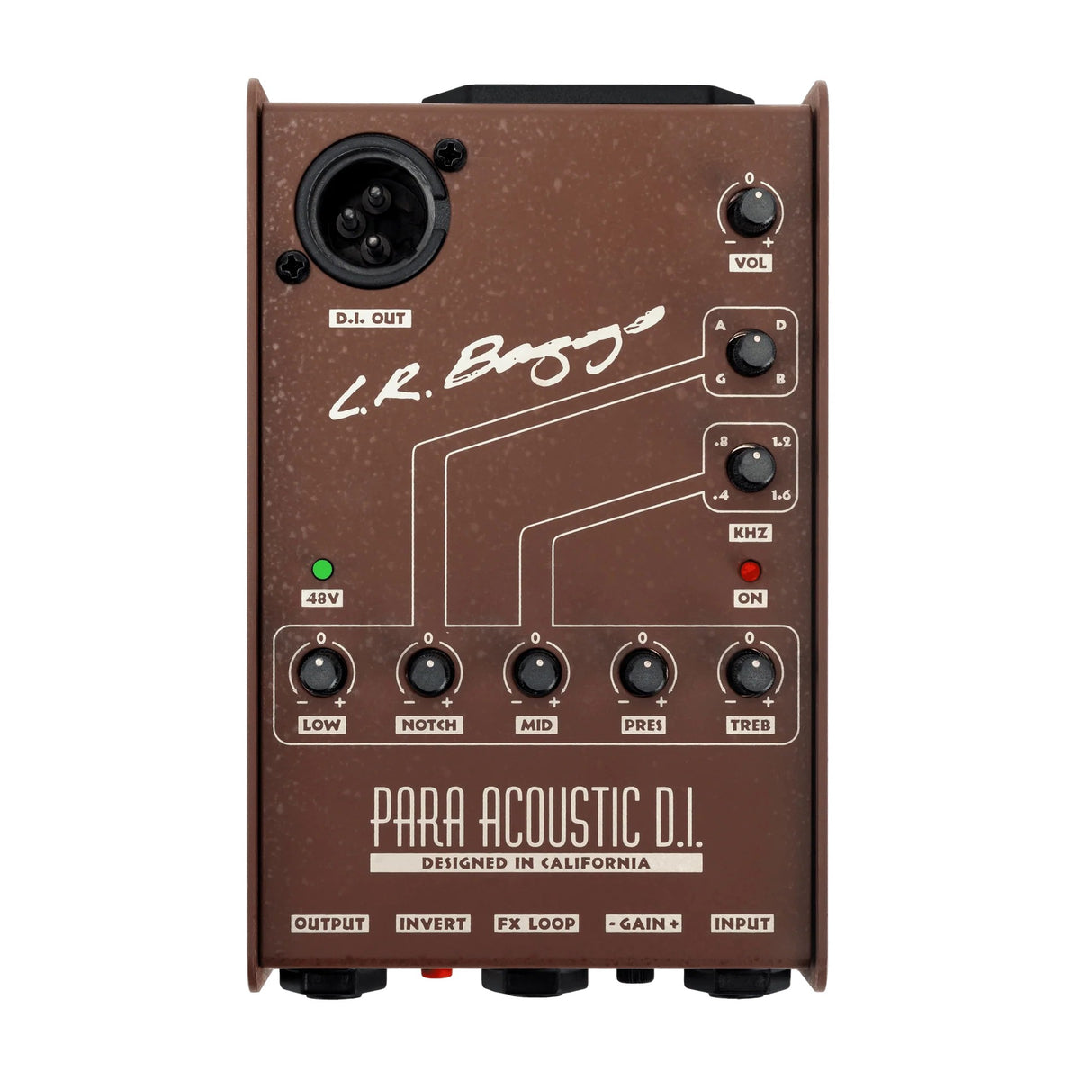 L.R. Baggs Para DI Acoustic Preamp + DI Guitar Pedal