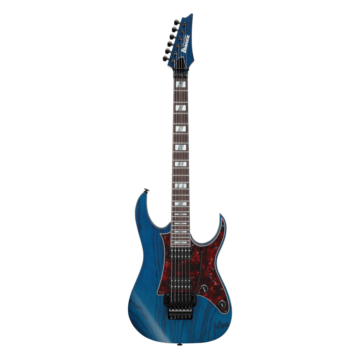 Ibanez RG Prestige RG653DX Electric Guitar - Transparent Deep Blue Flat