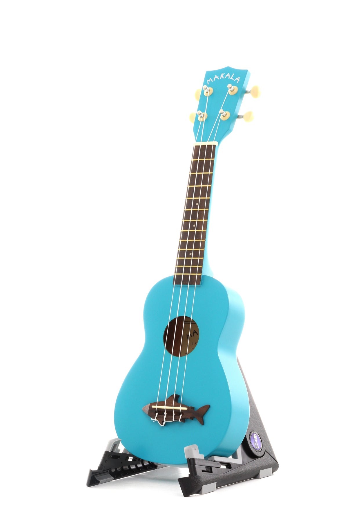 Kala MK-SS/BLU Soprano Ukulele (Mako Blue, Vintage Satin Finish)