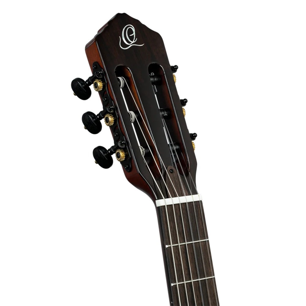 Ortega Tour Player Series Thinline Crossover Nylon String Acoustic Electric - Natural