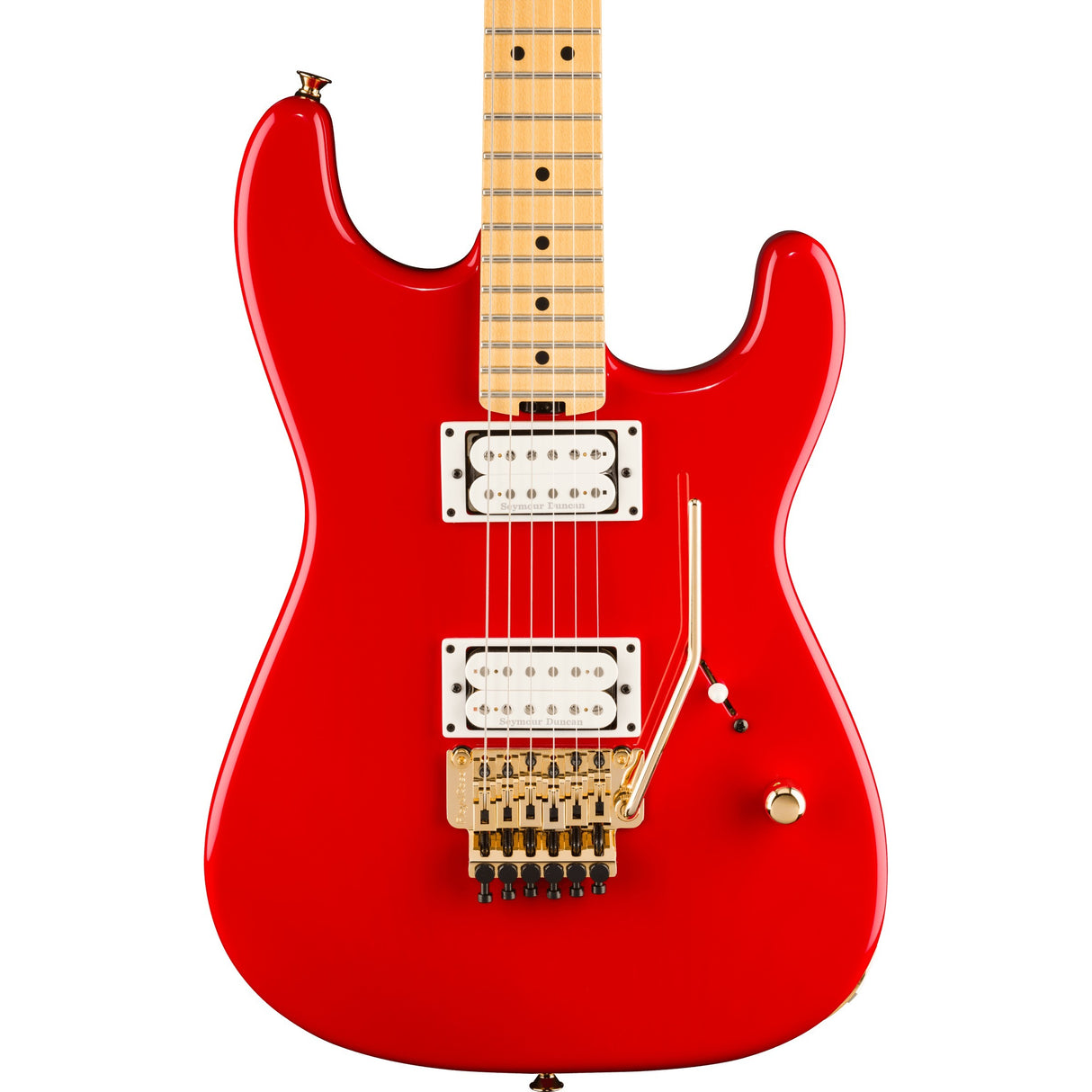 Charvel American Neo-Classic San Dima SD1 Electric Guitar, Maple Fingerboard - Ferrari Red