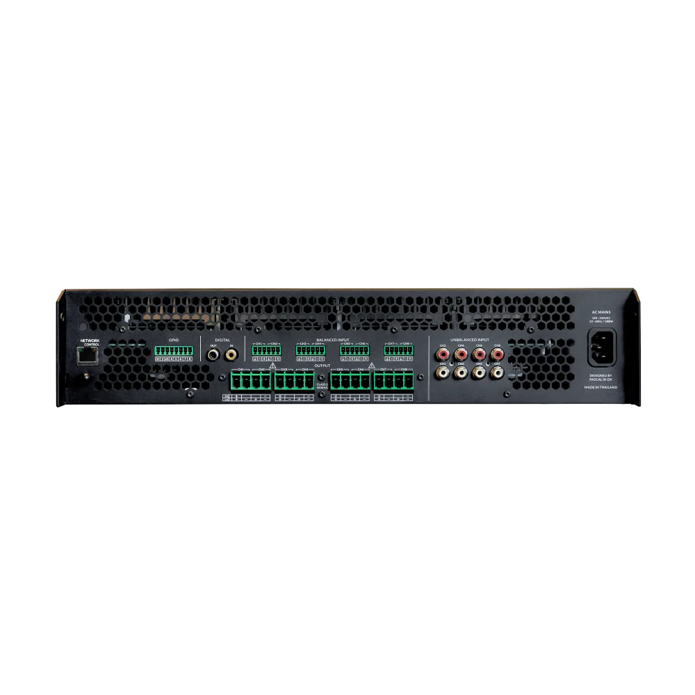 Blaze Audio PowerZone Connect 4008 500-Watt 8-Channel Power Amplifier