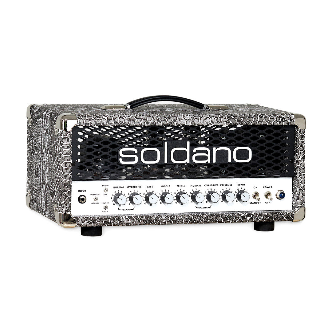 Soldano SLO-30 Custom 30-Watt Tube Amplifier Head - Custom Snake Skin Tolex - New