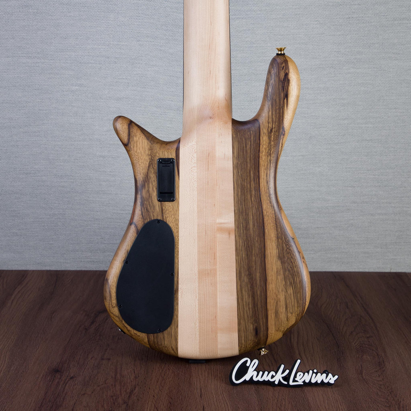 Spector Euro 6 LT Solid Korina Wings 6-String Electric Bass Guitar - Natural Satin - CHUCKSCLUSIVE - #NB23484