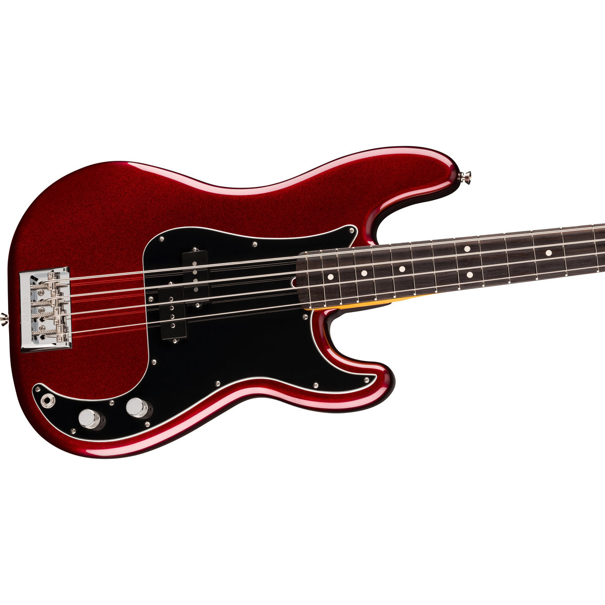 Fender American Professional Precision Electric Bass Guitar, Rosewood Fingerboard - Oxblood