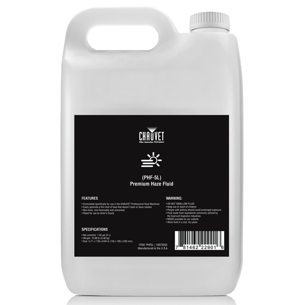 Chauvet Pro Professional Haze Fluid - 5 Liters