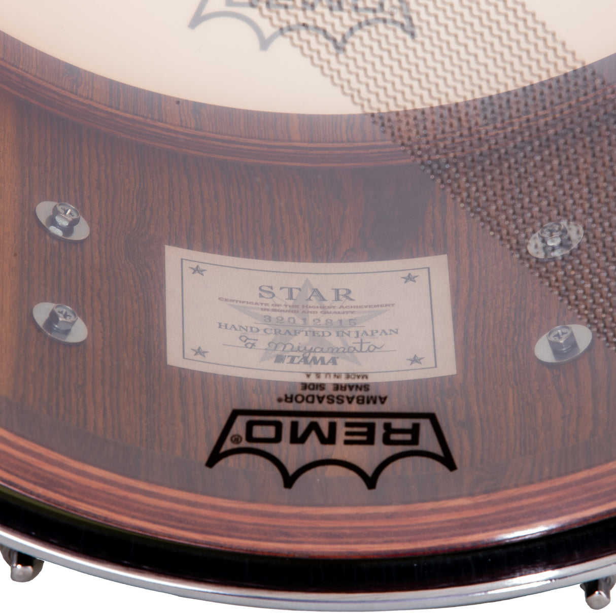 Tama Star Bubinga 8x14 Snare Drum - Dark Green Cordia