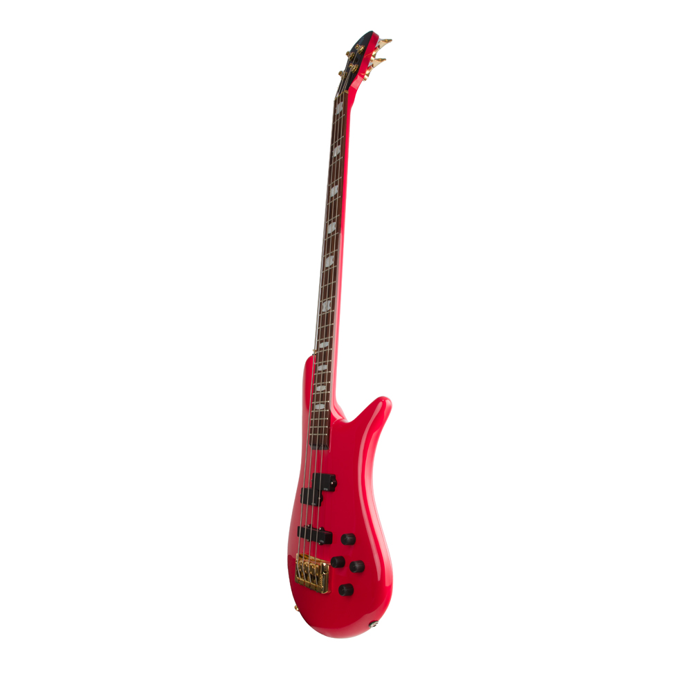 Spector Euro 4 Classic Bass Guitar - Solid Red - #21NB16614