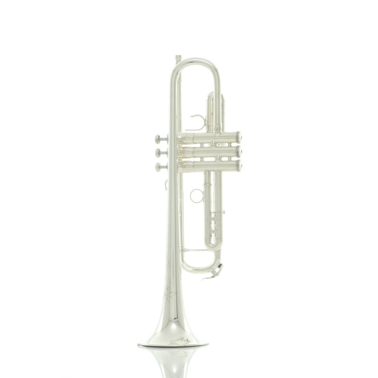 S.E. Shires TRCLW Model CLW Bb Trumpet - Silver Plated