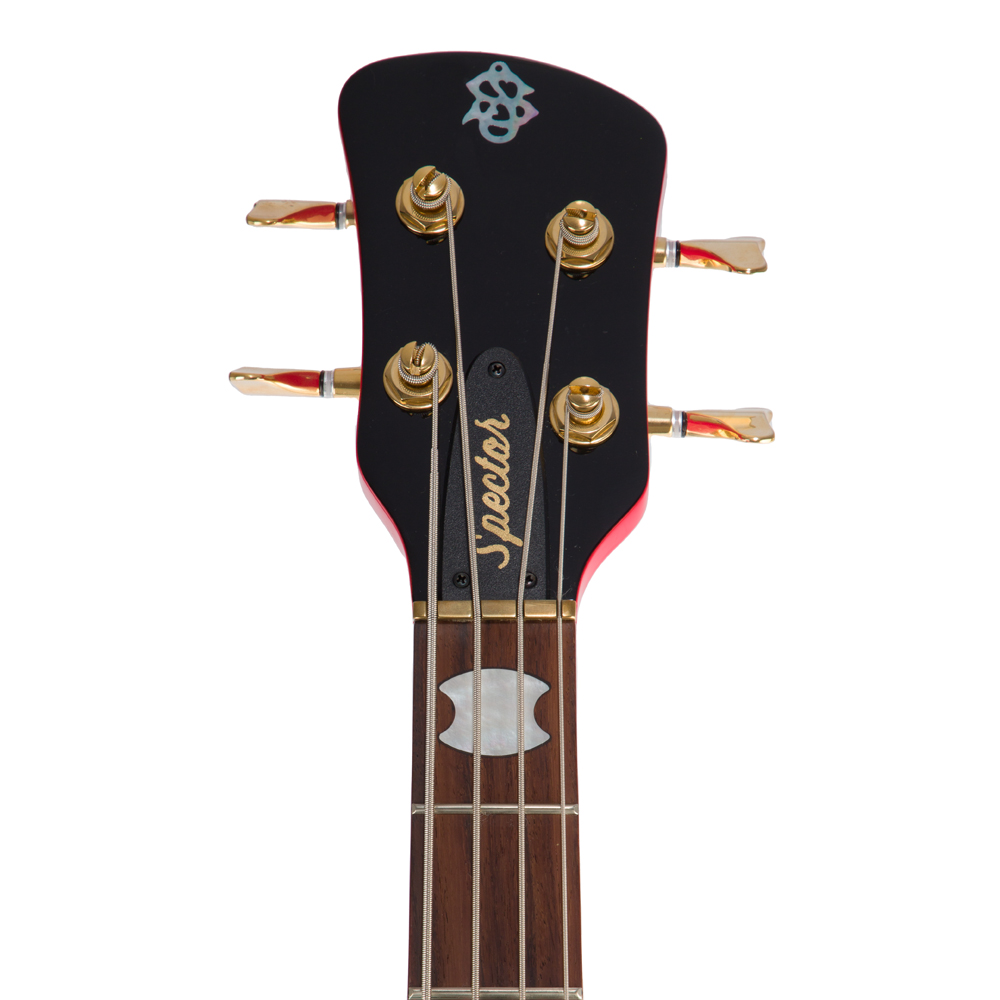 Spector Euro 4 Classic Bass Guitar - Solid Red - #21NB16614