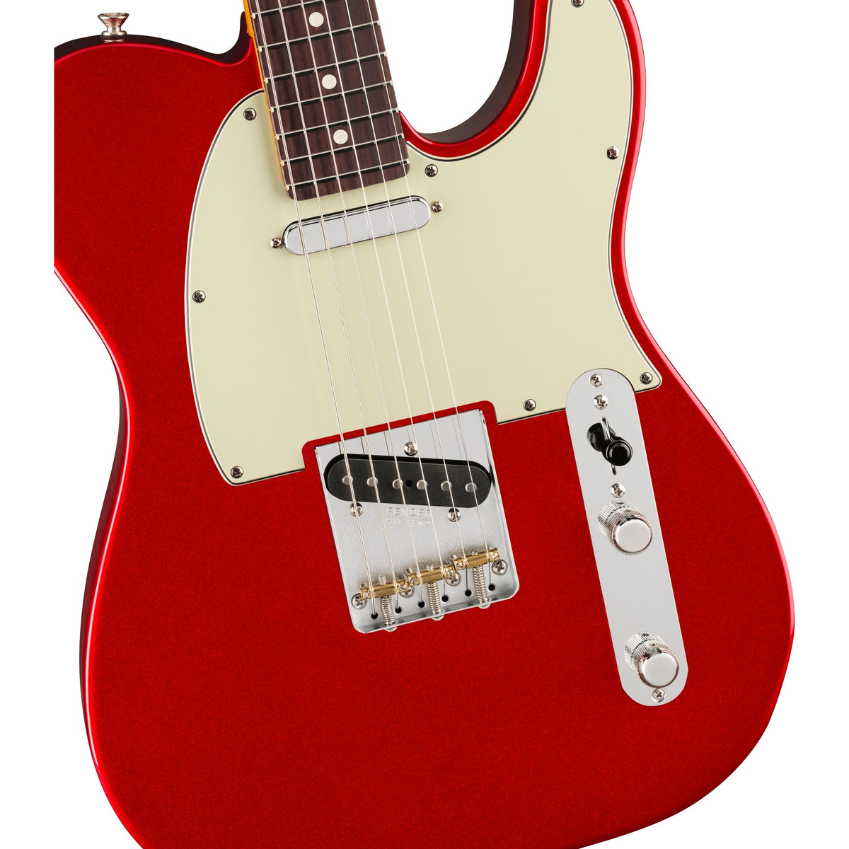 Fender Limited Edition American Professional Classic Silent System Telecaster Electric Guitar, Rosewood Fingerboard - Candy Apple Red