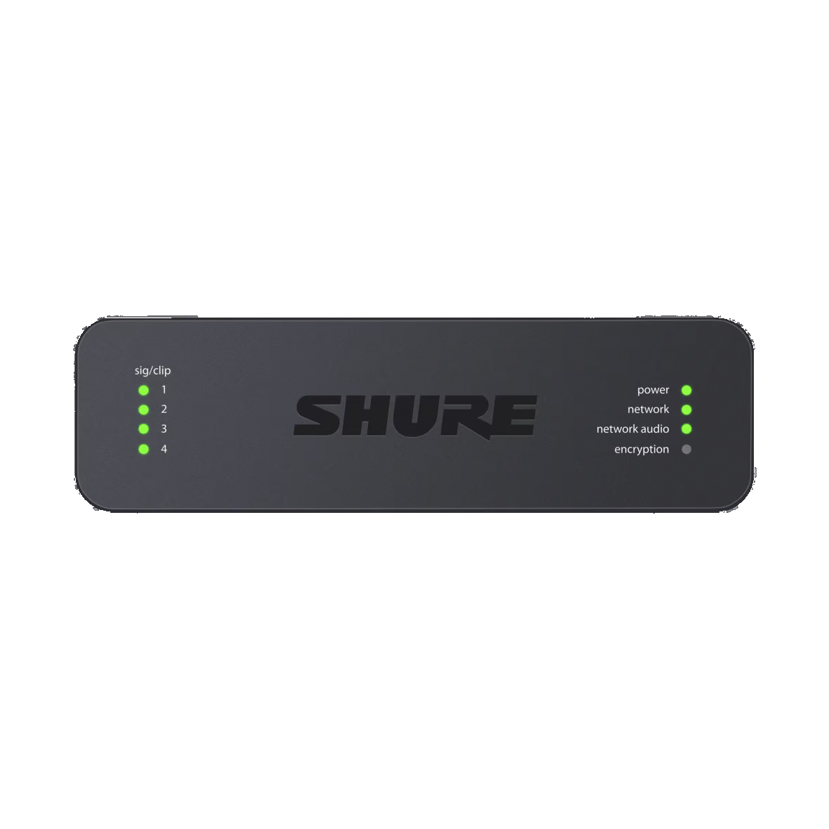 Shure Microflex Advance 4-Channel Dante Mic/Line Audio Network Interface Unit, Block Inputs - Open Box, Mint