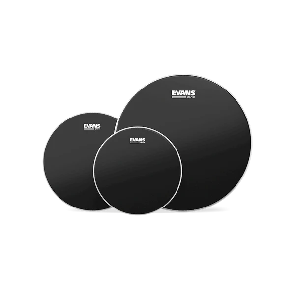 Evans Onyx 2-Ply Coated Tom Pack - 10/12/16-Inch