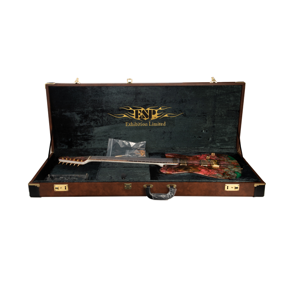 ESP Exhibition Limited Throbber CTM FL Electric Guitar - Natural Amorous Brown - New