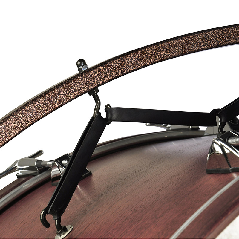 Adams 36x18-Inch Concert Bass Drum with Suspension Stand and Field Wheels